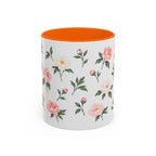 Indiana Peony Mug, State Flower Floral Coffee Cup, 11oz Botanical Gift