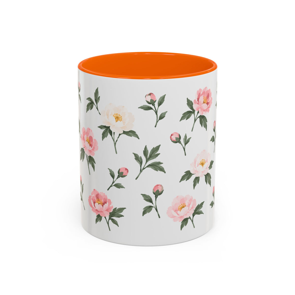 Indiana Peony Mug, State Flower Floral Coffee Cup, 11oz Botanical Gift