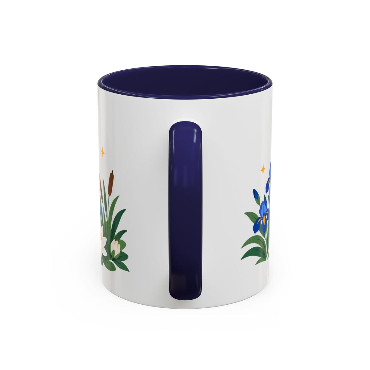 Aquarius Zodiac Coffee Mug | Water Bearer Design | Astrology Birthday Gift | 11 oz 15 oz Ceramic Accent Mug