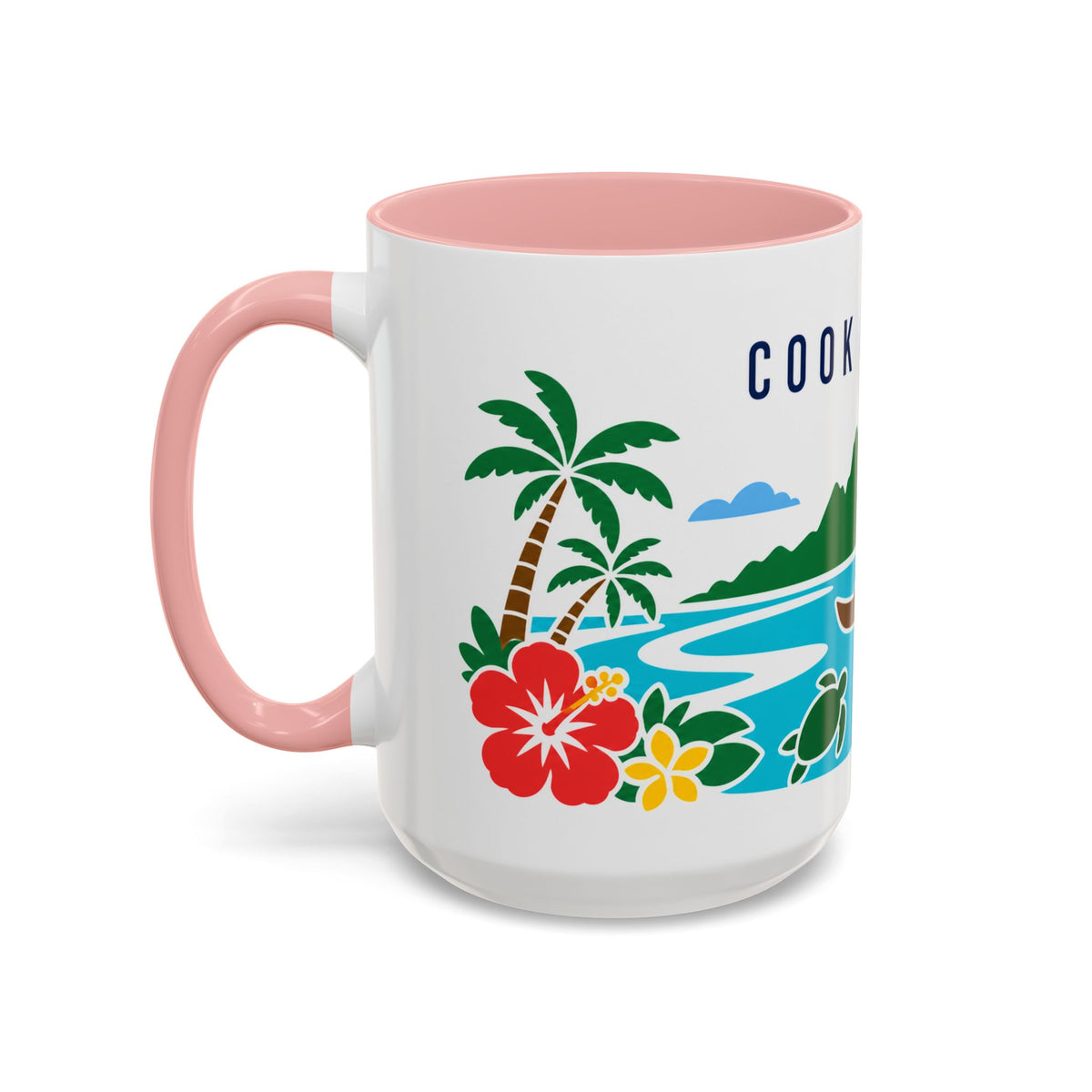 Cook Islands Coffee Mug | Travel Souvenir Accent Mug | Country Gift Ceramic Cup 11oz 15oz