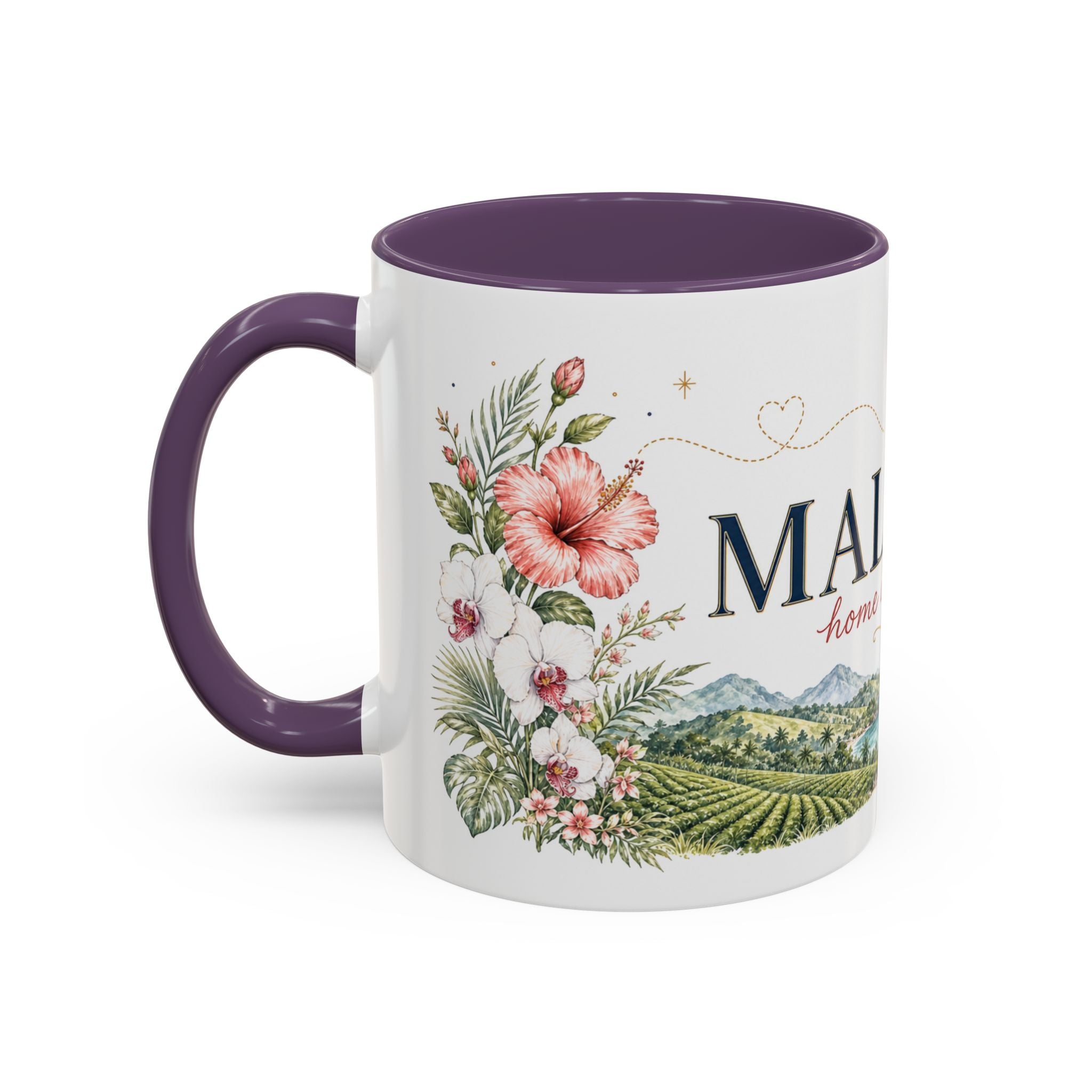 Malaysia Home Country Mug | Moving Away Gift | Long Distance Friendship | 11 oz 15 oz Accent Mug