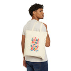 A Sound Mind In A Sound Body Tote Bag | Ancient Wisdom Quote Canvas Bag | Colorful Philosophy Gift