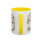 Indiana State Mug | Moving Away, Long Distance Friendship Gift | Botanical Map Accent Cup