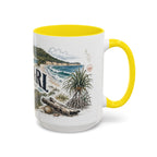 K'gari Mug, Australia Travel Souvenir, Bucket List Gift, Accent Ceramic Coffee Mug 11oz 15oz