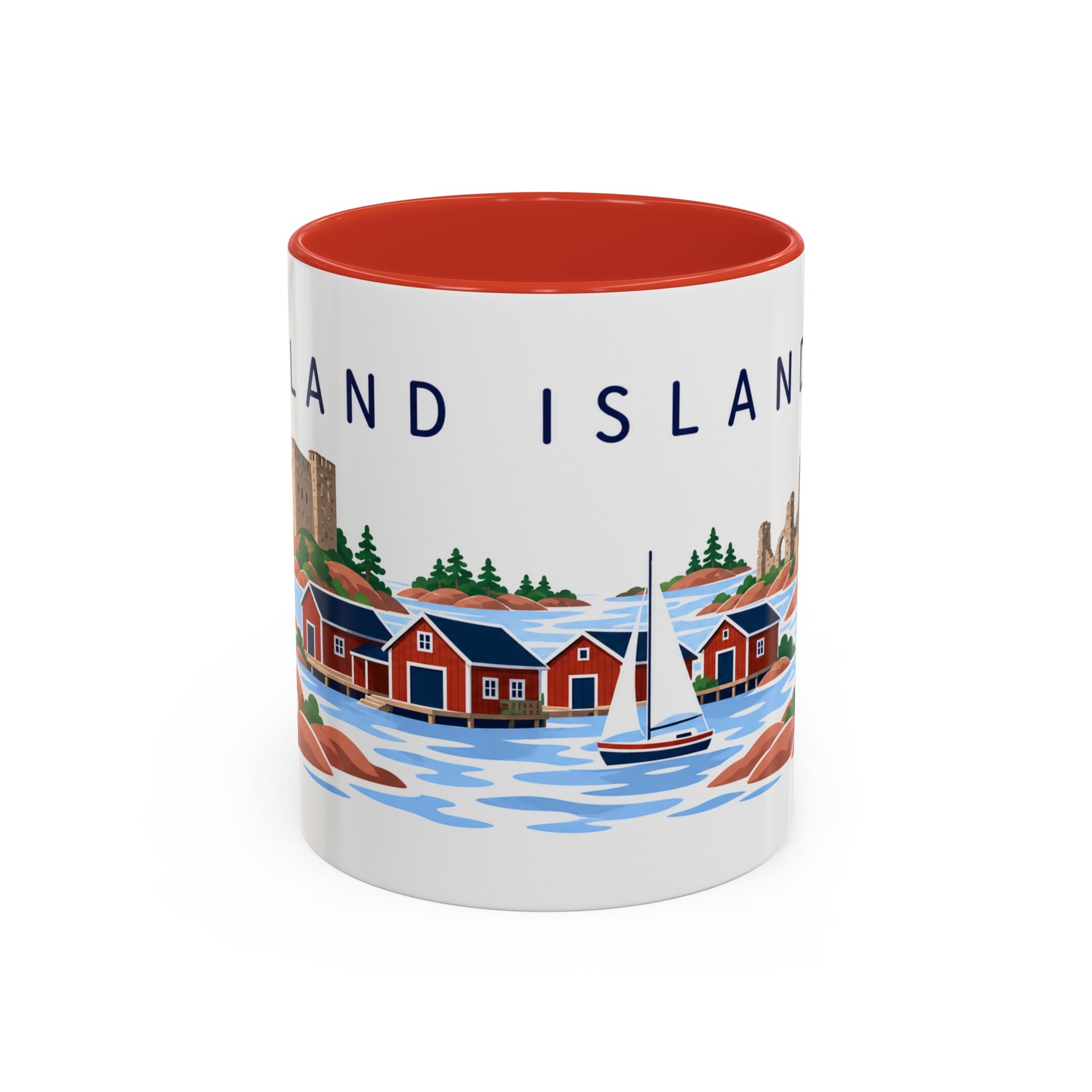 Åland Islands Coffee Mug | Travel Souvenir Accent Mug | Country Gift Ceramic Cup 11oz 15oz
