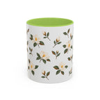 Mississippi Magnolia Mug, State Flower Floral Coffee Cup, 11oz Botanical Gift