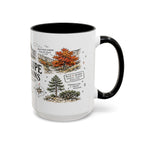 Guadalupe Mountains National Park Coffee Mug | Texas Desert Peaks Hiking Gift | Accent Color Ceramic 11oz 15oz