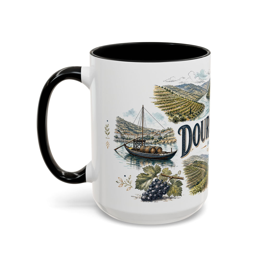 Douro Valley Mug, Portugal Travel Souvenir, Bucket List Gift, Accent Ceramic Coffee Mug 11oz 15oz