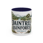 Daintree Rainforest Mug, Australia Travel Souvenir, Bucket List Gift, Accent Ceramic Coffee Mug 11oz 15oz