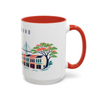 Johor Bahru Coffee Mug | Malaysia Travel Souvenir | Porcelain Decal City Gift | 11oz 15oz Accent Mug