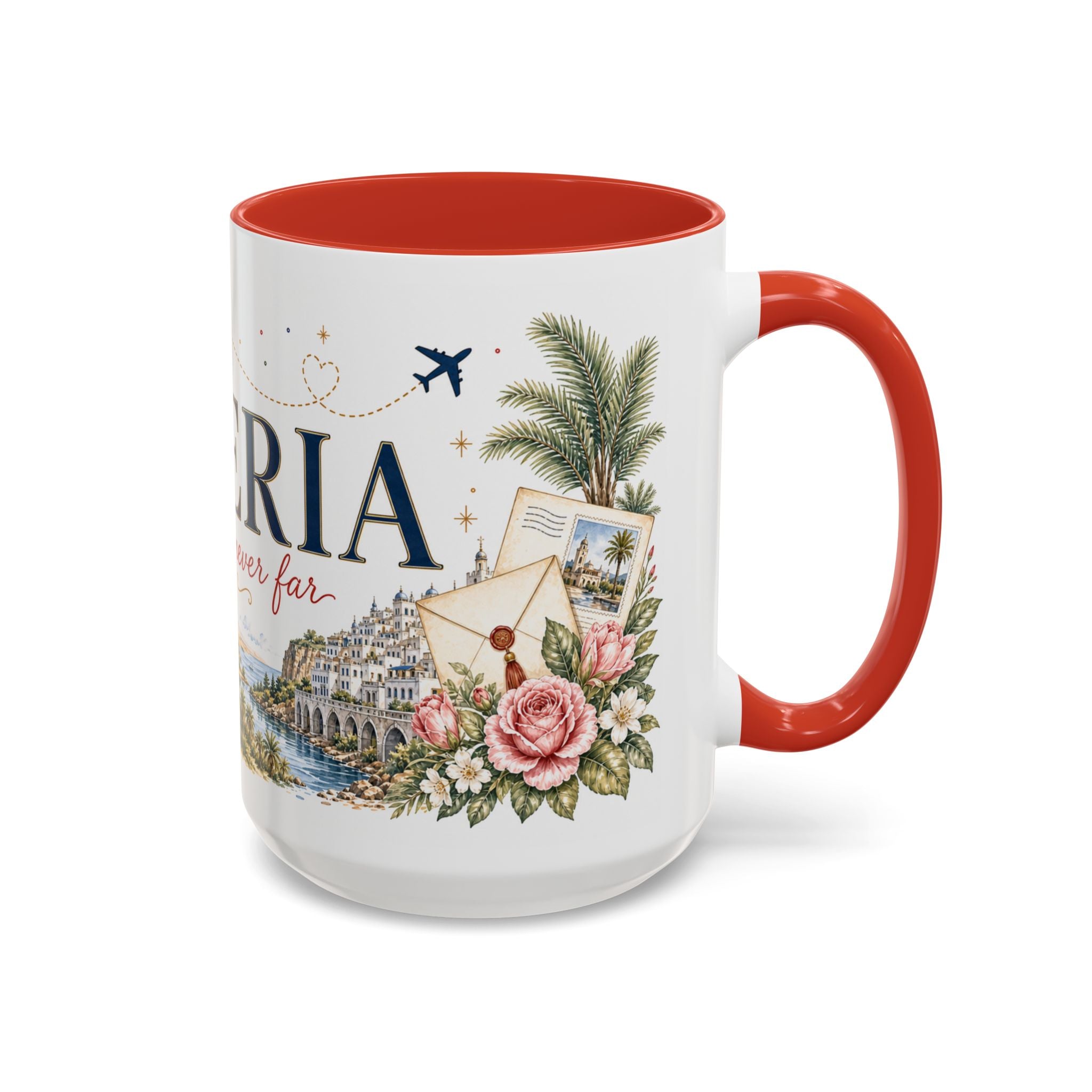 Algeria Home Country Mug | Moving Away Gift | Long Distance Friendship | 11 oz 15 oz Accent Mug