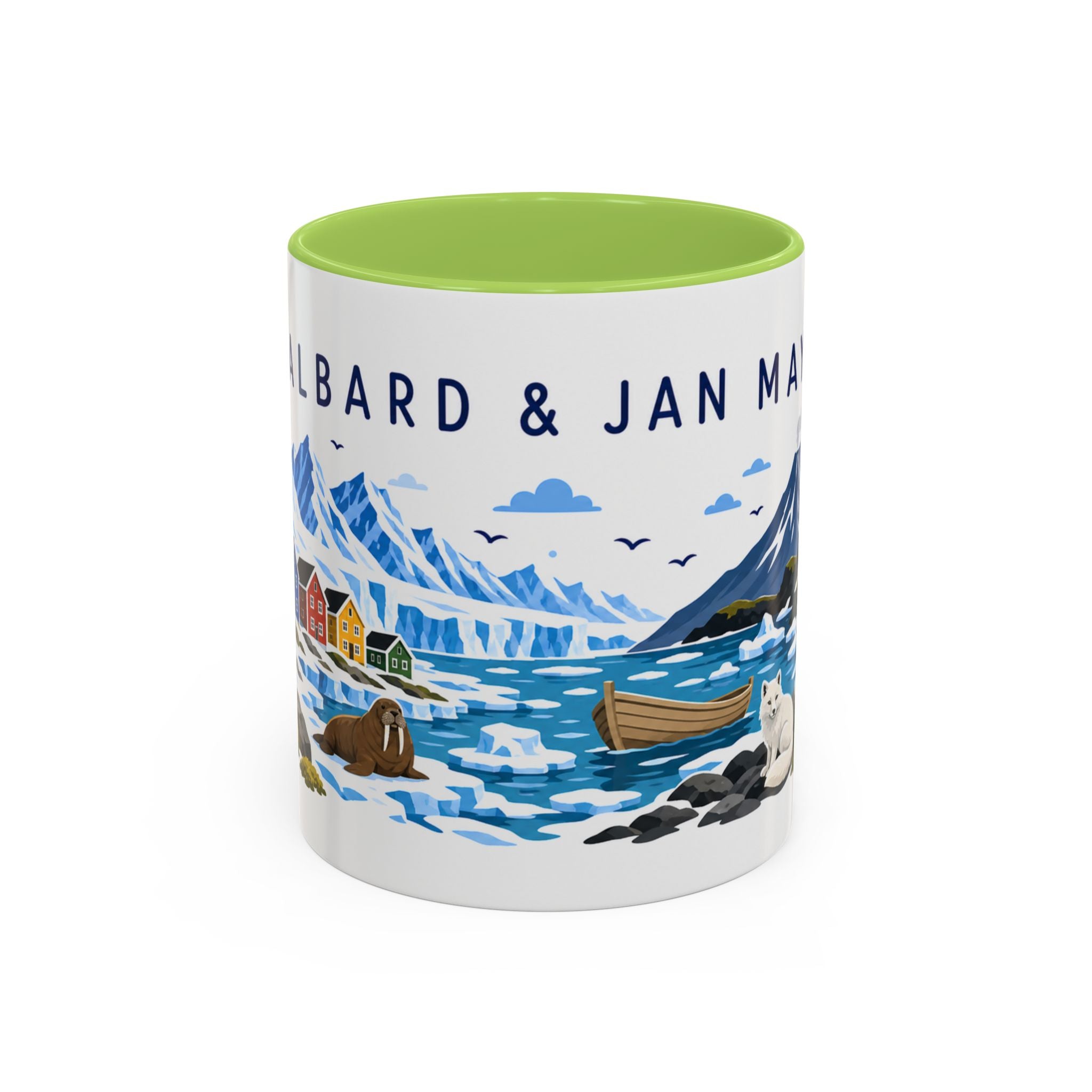 Svalbard & Jan Mayen Coffee Mug | Travel Souvenir Accent Mug | Country Gift Ceramic Cup 11oz 15oz