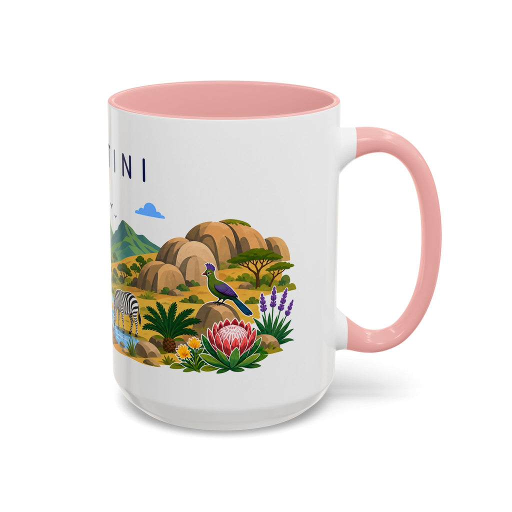 Eswatini Coffee Mug | Travel Souvenir Accent Mug | Country Gift Ceramic Cup 11oz 15oz