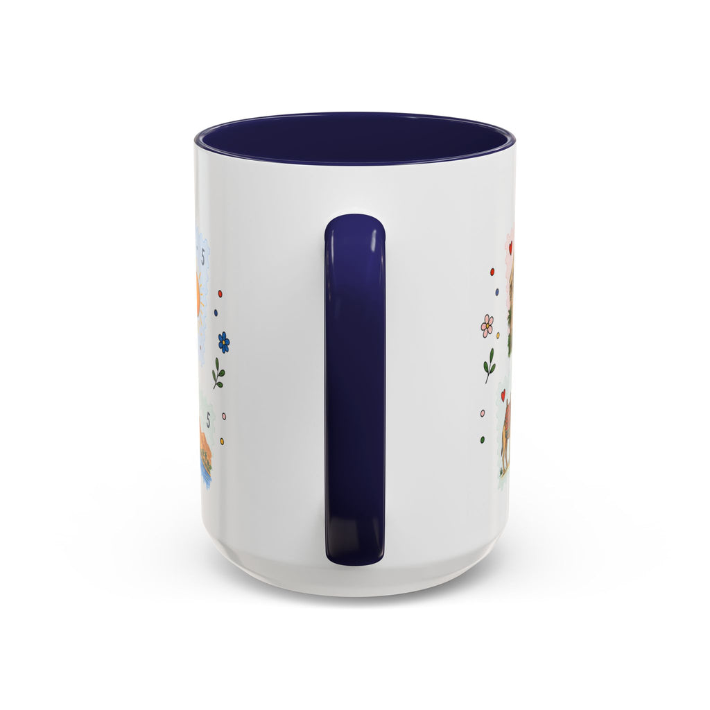 Luxor Coffee Mug | Postage Stamp Collage Mug | Travel Souvenir Accent Cup 11oz 15oz