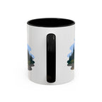 Lassen Volcanic National Park Coffee Mug | Solid Color Block Park Souvenir | 11oz 15oz Accent Mug