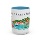 Saint Barthélemy Coffee Mug | Travel Souvenir Accent Mug | Country Gift Ceramic Cup 11oz 15oz