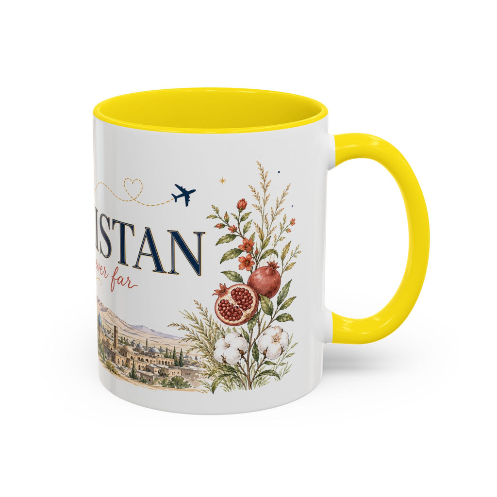 Uzbekistan Home Country Mug | Moving Away Gift | Long Distance Friendship | 11 oz 15 oz Accent Mug