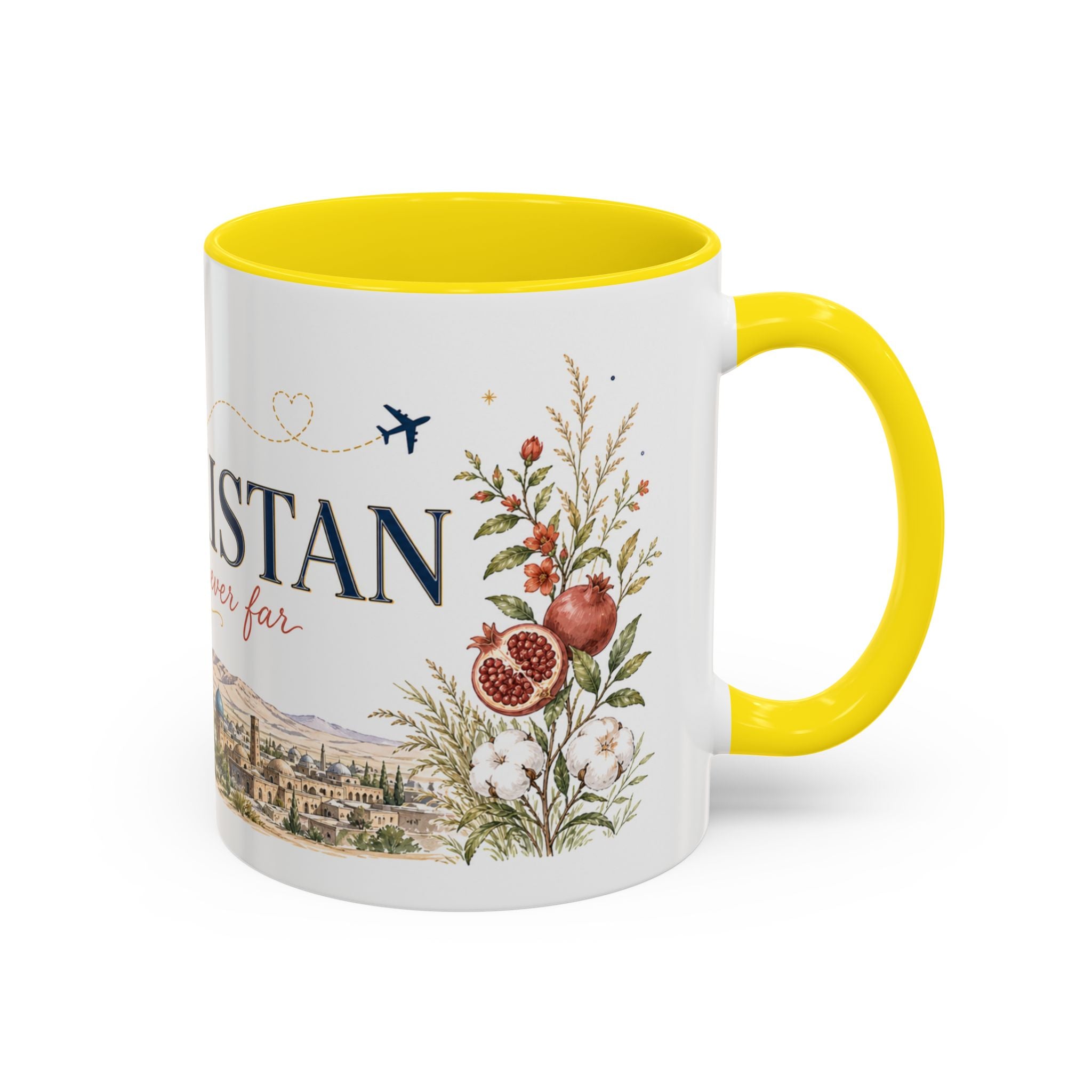Uzbekistan Home Country Mug | Moving Away Gift | Long Distance Friendship | 11 oz 15 oz Accent Mug