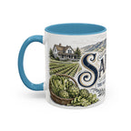 Salinas Coffee Mug | United States Travel Souvenir | Vintage Illustrated City Gift | 11 oz 15 oz Accent Mug