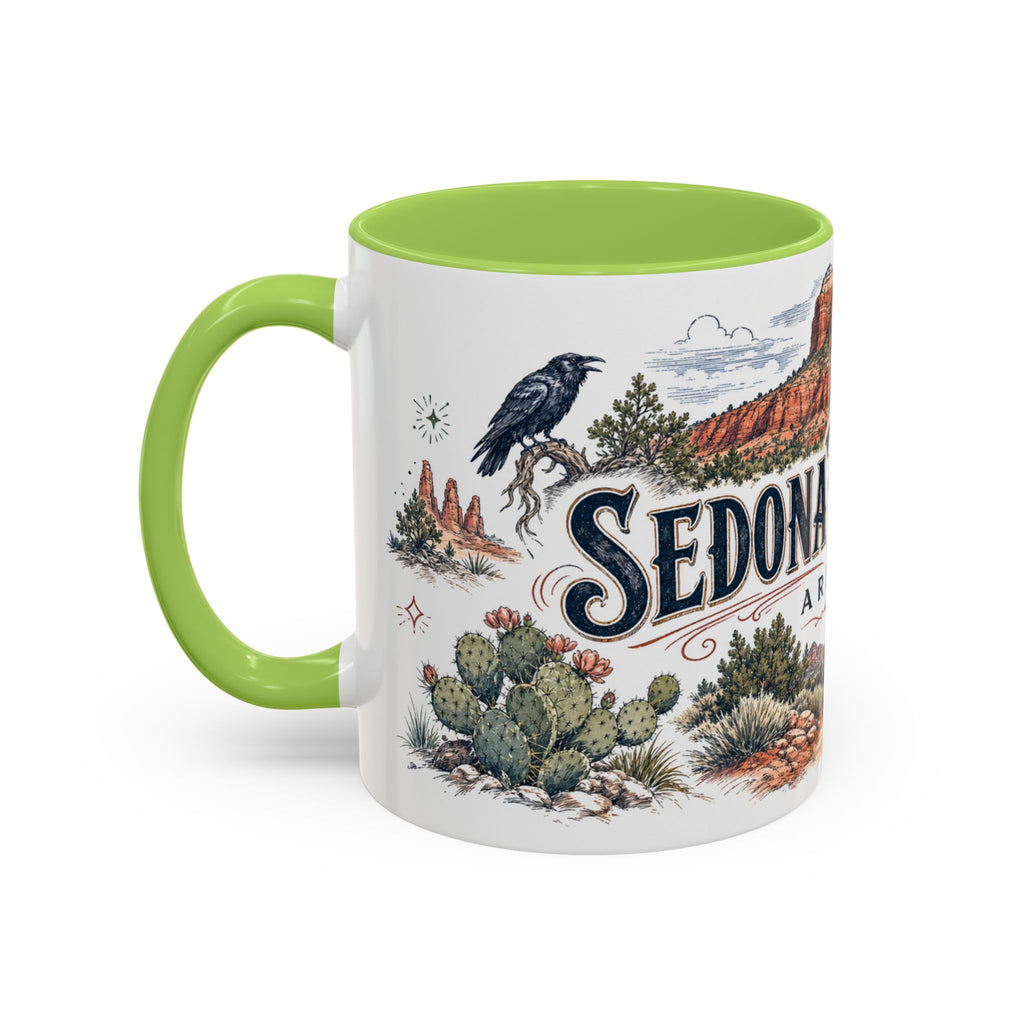 Sedona Red Rocks Mug, Arizona Travel Souvenir, Bucket List Gift, Accent Ceramic Coffee Mug 11oz 15oz