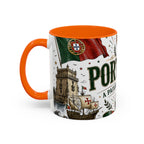 Portugal Soccer Coffee Mug | World Cup Fan Gift | Accent Color Ceramic 11oz 15oz Match Day Cup