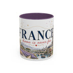 France Home Country Mug | Moving Away Gift | Long Distance Friendship | 11 oz 15 oz Accent Mug