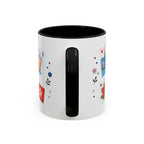 Hong Kong Coffee Mug | Postage Stamp Collage Mug | Travel Souvenir Accent Cup 11oz 15oz
