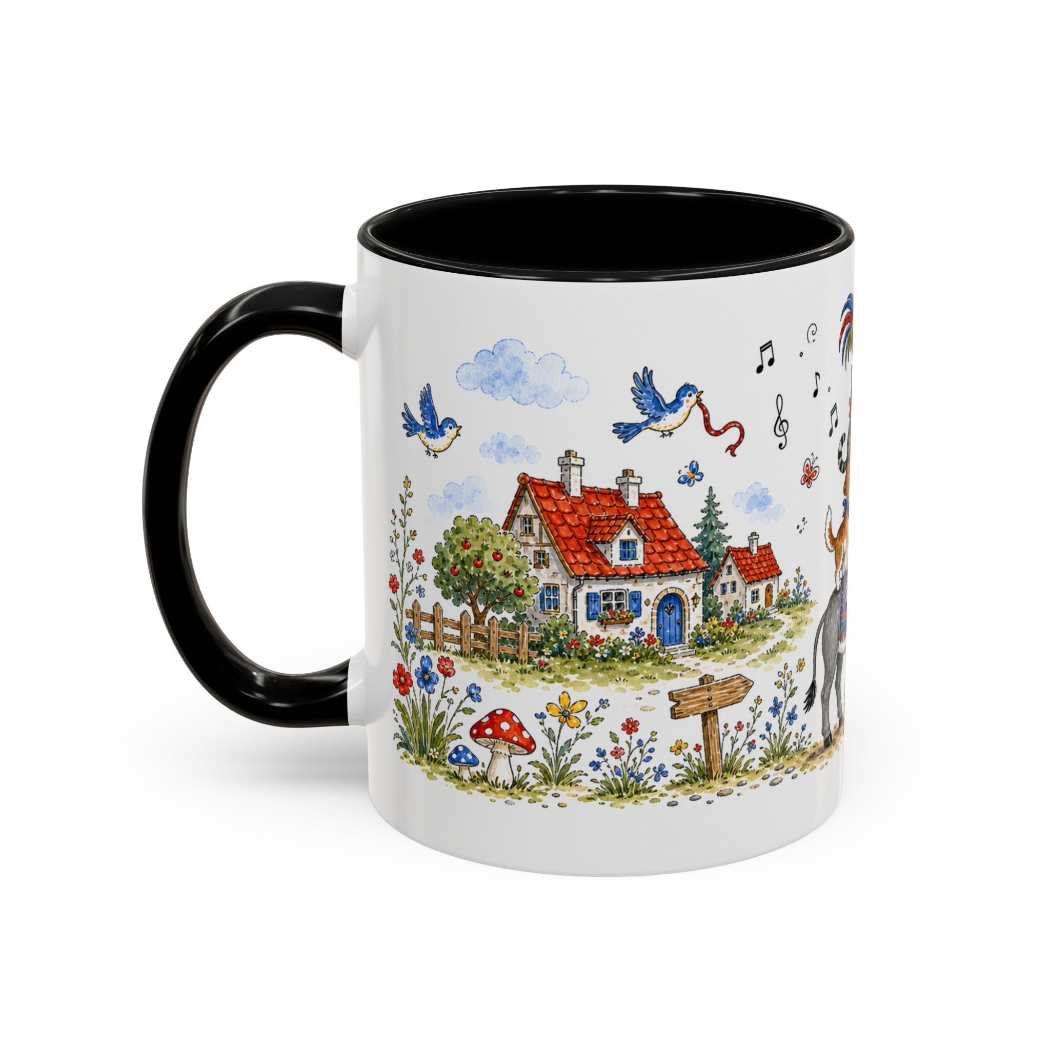 Bremen Town Musicians Mug | Storybook Accent Coffee Mug | EveryLegend