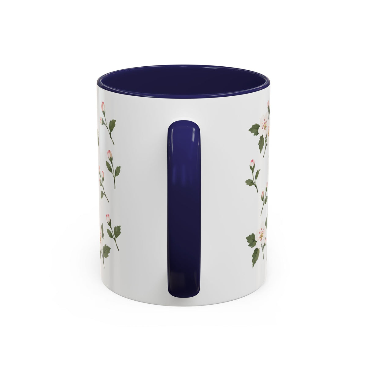 Missouri Hawthorn Mug, State Flower Floral Coffee Cup, 11oz Botanical Gift