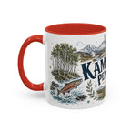 Kamchatka Peninsula Mug, Russia Travel Souvenir, Bucket List Gift, Accent Ceramic Coffee Mug 11oz 15oz