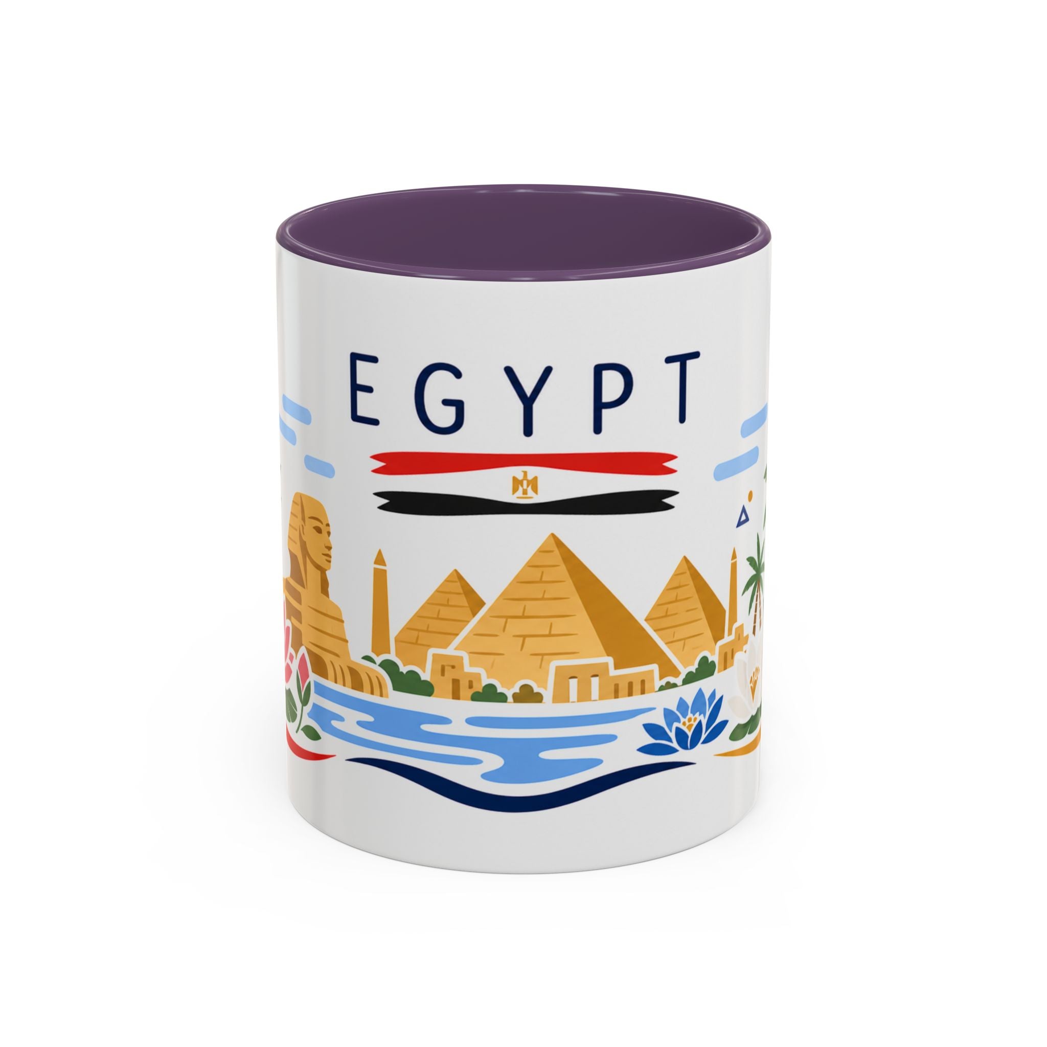 Egypt Coffee Mug | Travel Souvenir Accent Mug | Country Gift Ceramic Cup 11oz 15oz