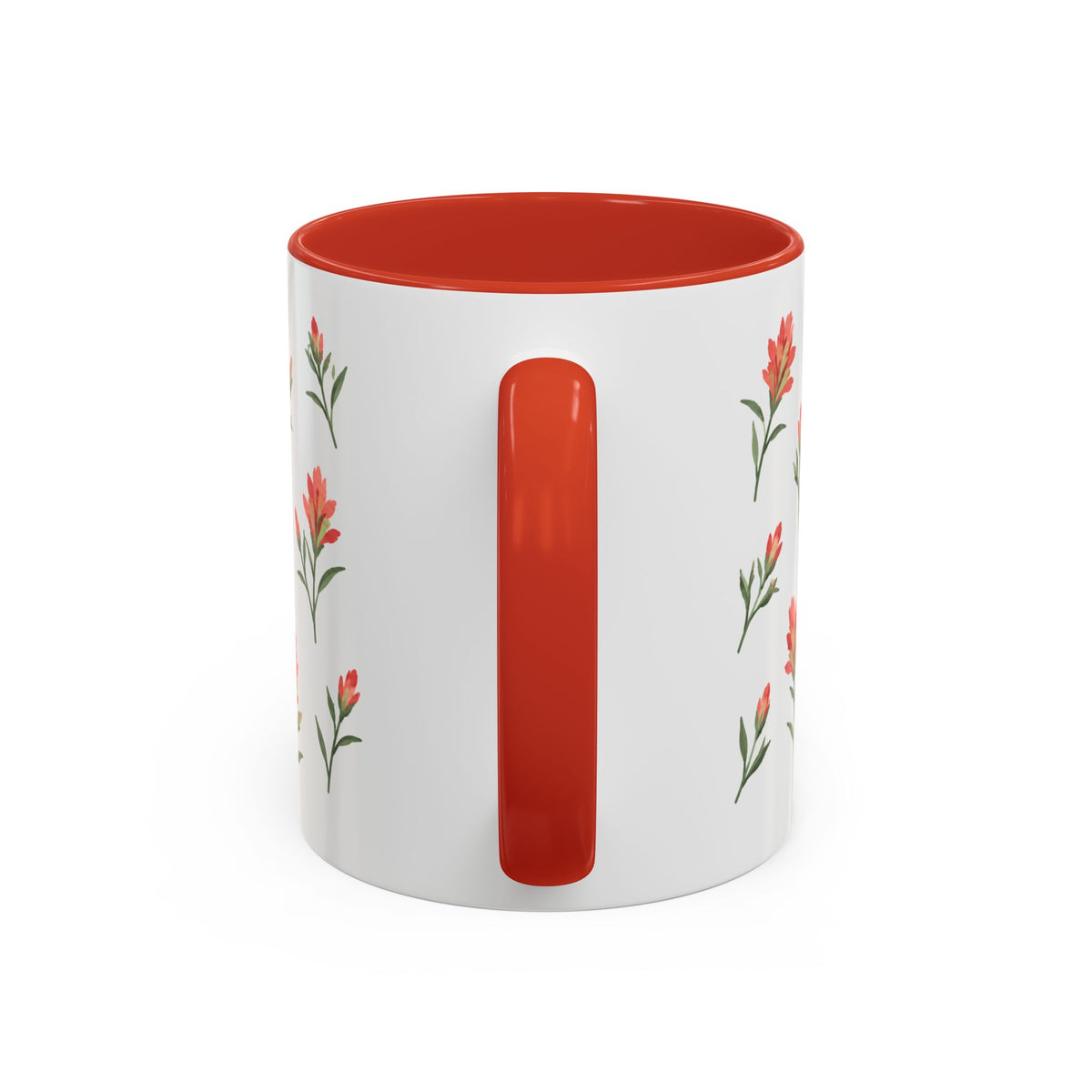 Wyoming Indian Paintbrush Mug, State Flower Floral Coffee Cup, 11oz Botanical Gift