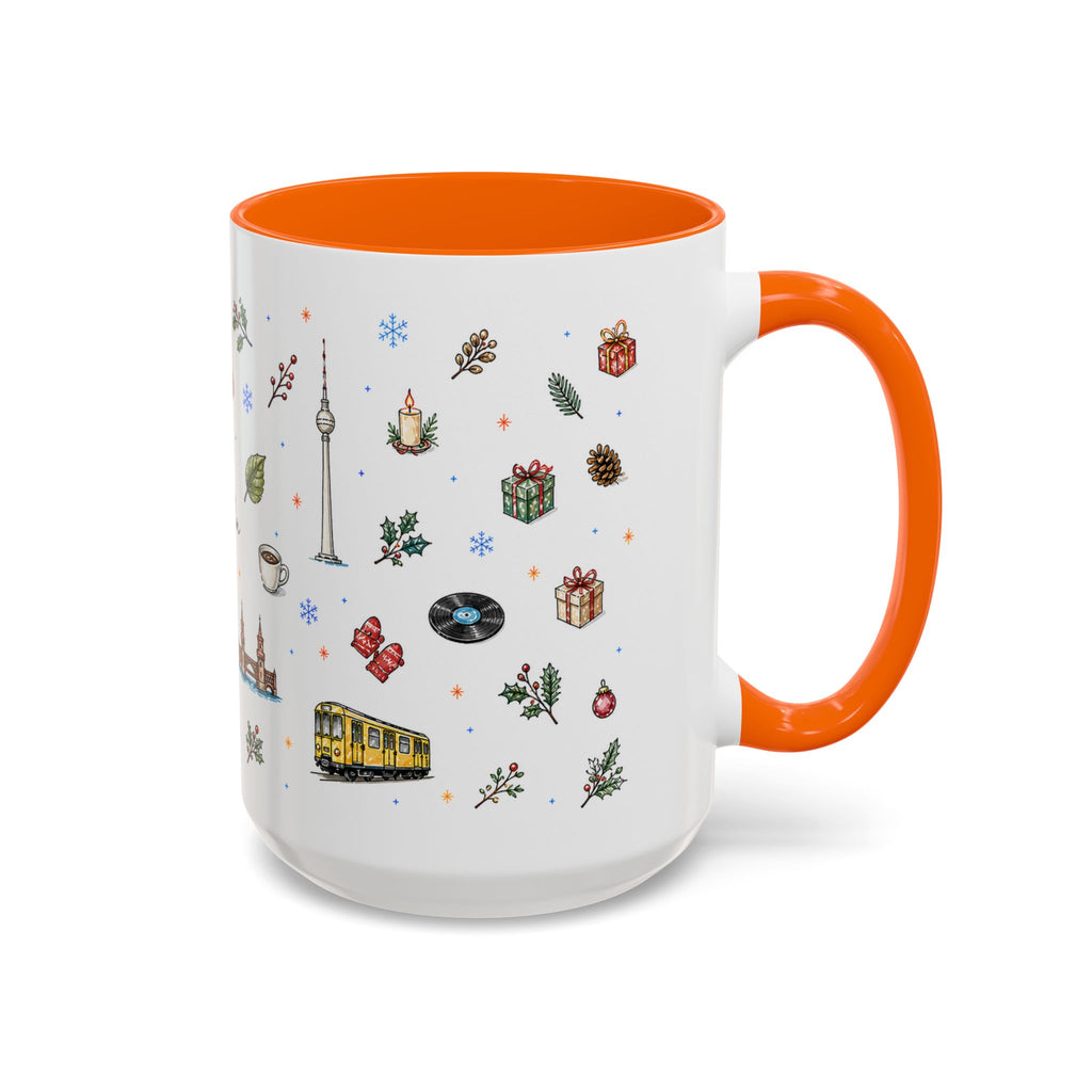 Berlin Christmas Mug | Watercolor City Souvenir, Travel Gift (11oz/15oz)