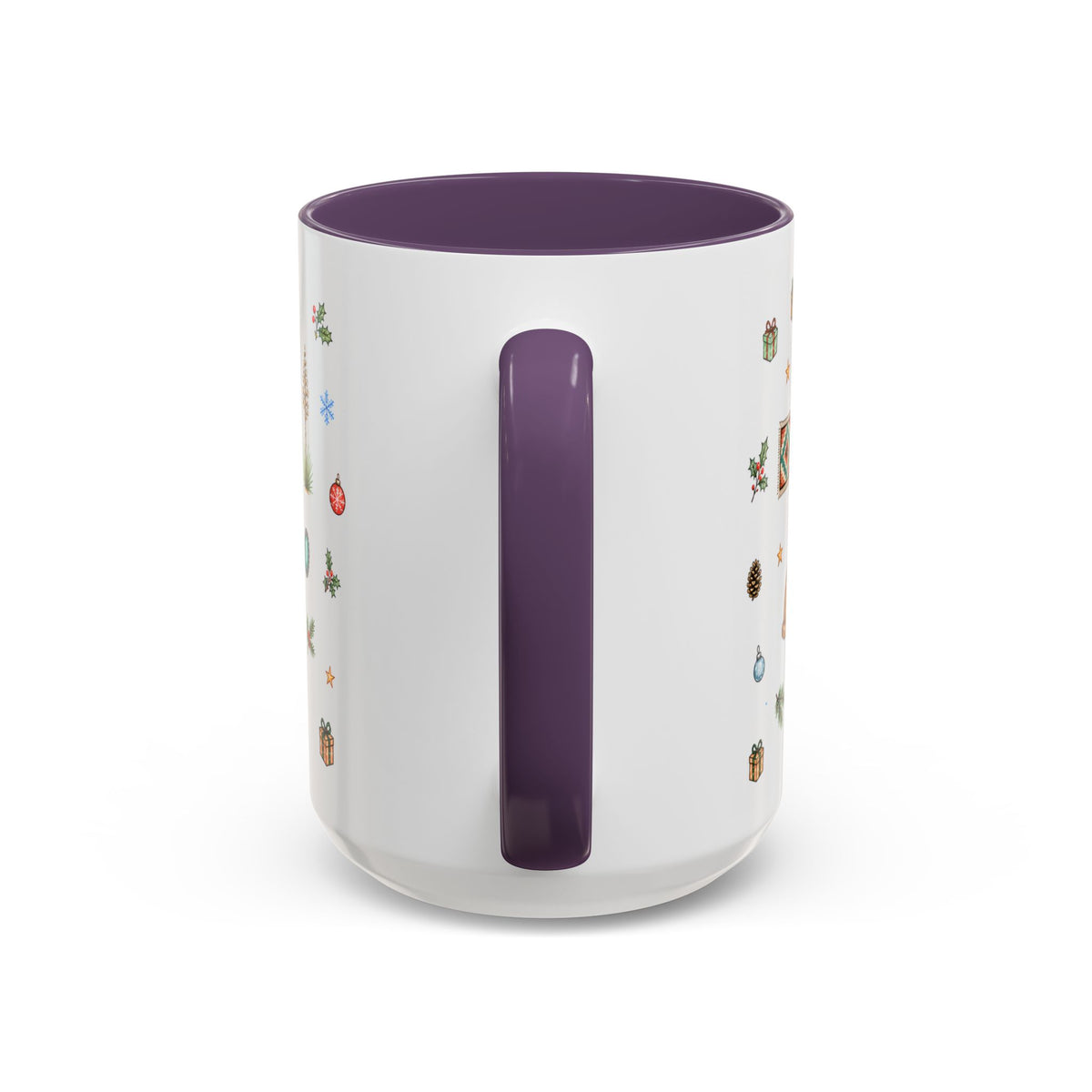 Santa Fe Christmas Mug | Watercolor City Souvenir | Ceramic Coffee Cup (11oz 15oz)