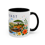 Ivory Coast Coffee Mug | Travel Souvenir Accent Mug | Place Gift Ceramic Cup 11oz 15oz