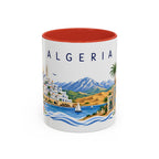 Algeria Coffee Mug | Travel Souvenir Accent Mug | Place Gift Ceramic Cup 11oz 15oz