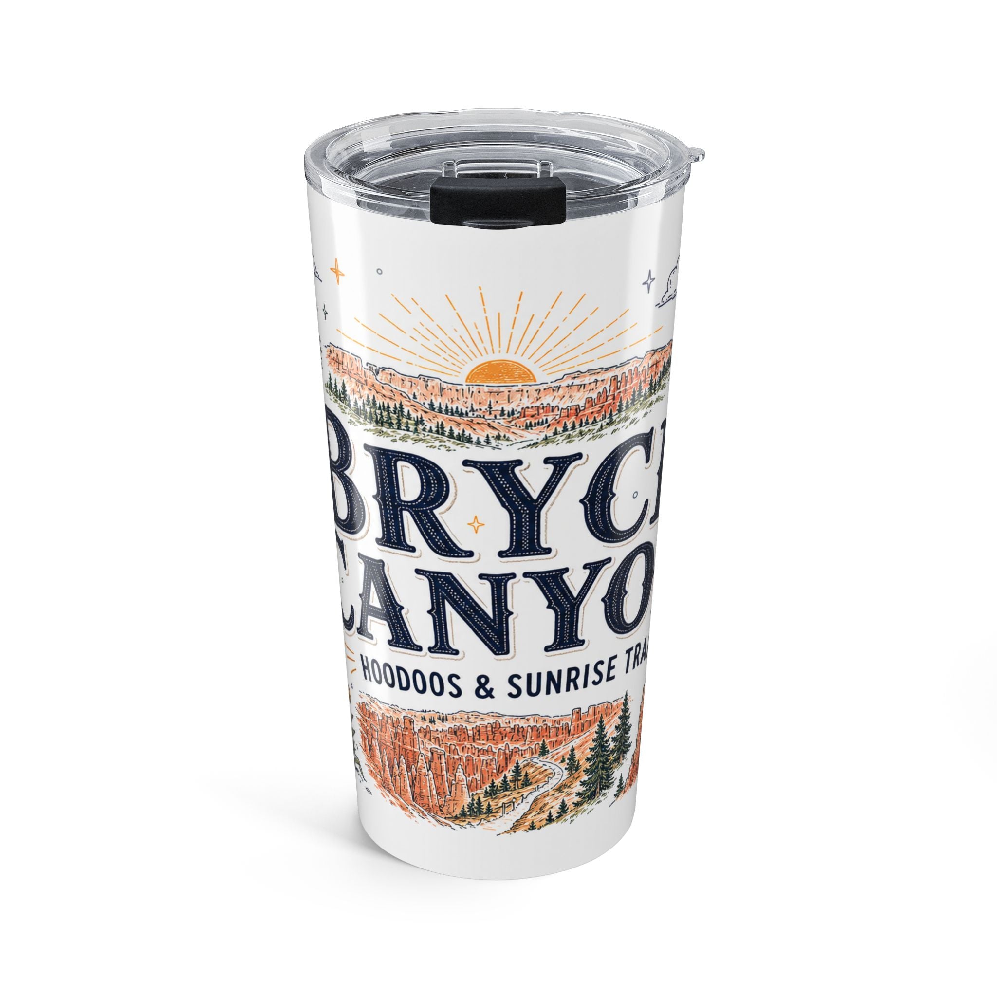 Bryce Canyon National Park 20oz Tumbler | Utah Hiking Gift | Insulated Stainless Steel Travel Cup