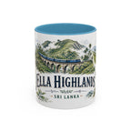 Ella Highlands Mug, Sri Lanka Travel Souvenir, Bucket List Gift, Accent Ceramic Coffee Mug 11oz 15oz