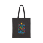Inspirational Quote Tote Bag | Colorful Canvas Bag | Positive Literary Gift
