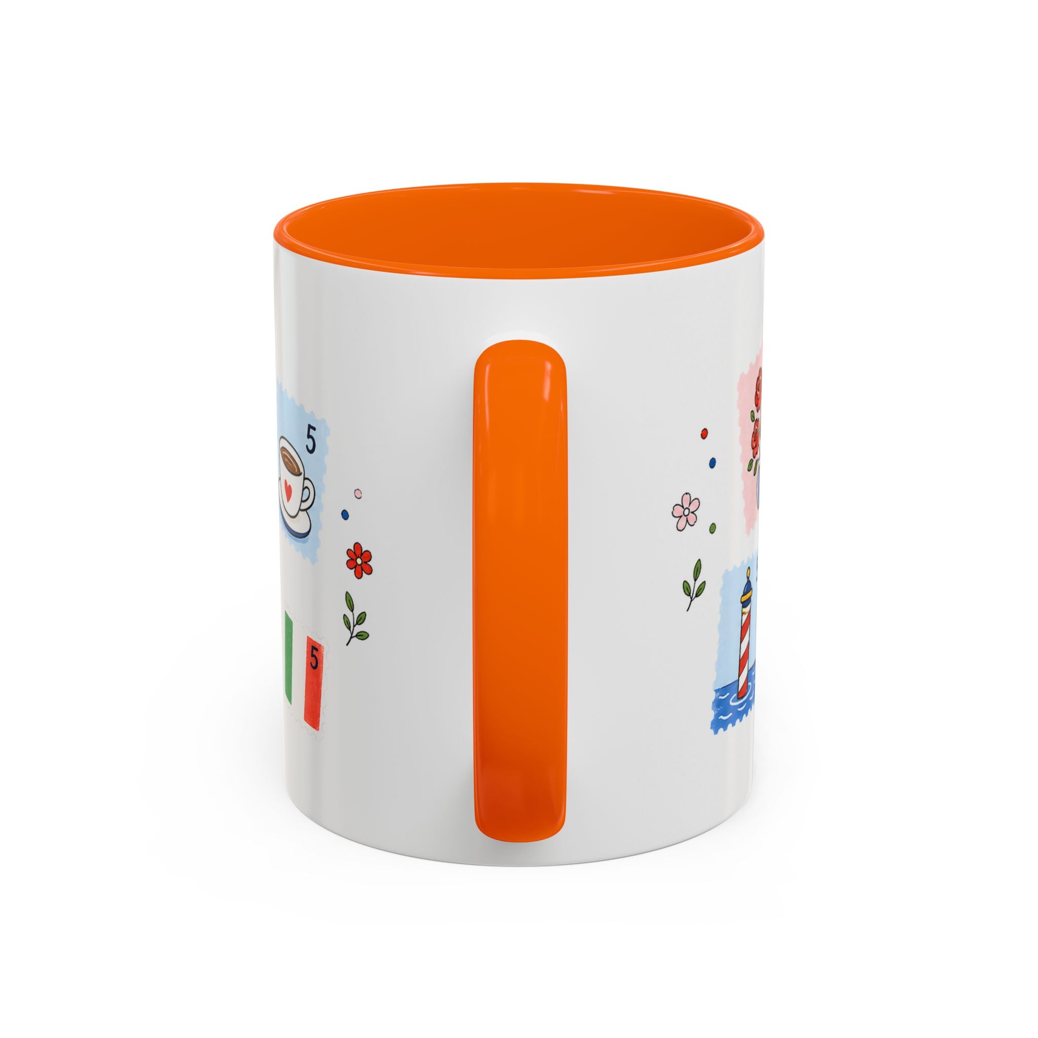 Venice Coffee Mug | Postage Stamp Collage Mug | Travel Souvenir Accent Cup 11oz 15oz