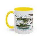 American Samoa National Park Coffee Mug | Pacific Island Rainforest Reef Gift | Accent Color Ceramic 11oz 15oz