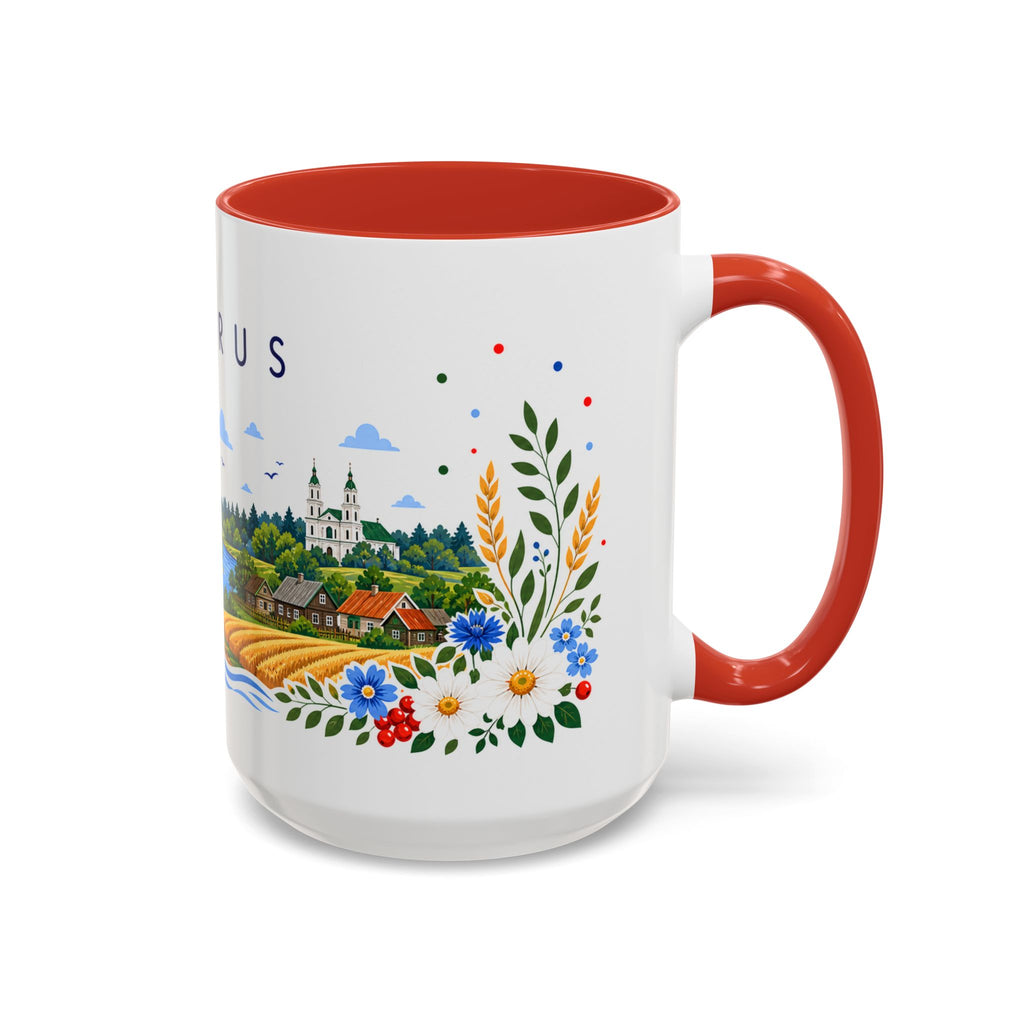 Belarus Coffee Mug | Travel Souvenir Accent Mug | Place Gift Ceramic Cup 11oz 15oz