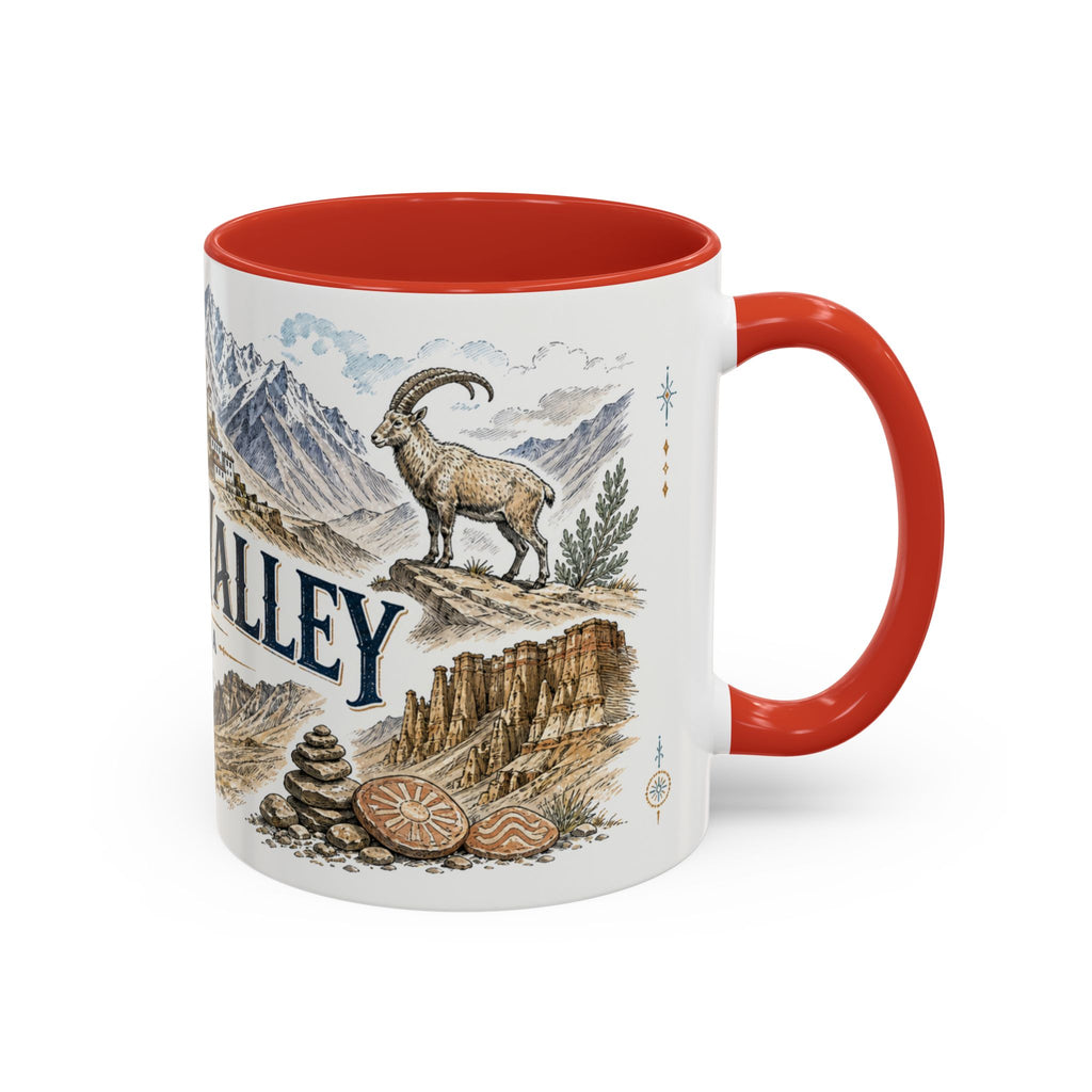 Spiti Valley Mug, India Travel Souvenir, Bucket List Gift, Accent Ceramic Coffee Mug 11oz 15oz