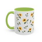 Kansas Sunflower Mug, State Flower Floral Coffee Cup, 11oz Botanical Gift