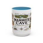 Mammoth Cave National Park Coffee Mug | Kentucky Cave Exploration Hiking Gift | Accent Color Ceramic 11oz 15oz