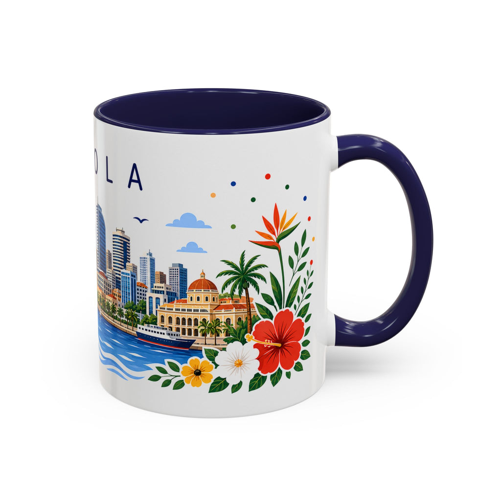Angola Coffee Mug | Travel Souvenir Accent Mug | Place Gift Ceramic Cup 11oz 15oz