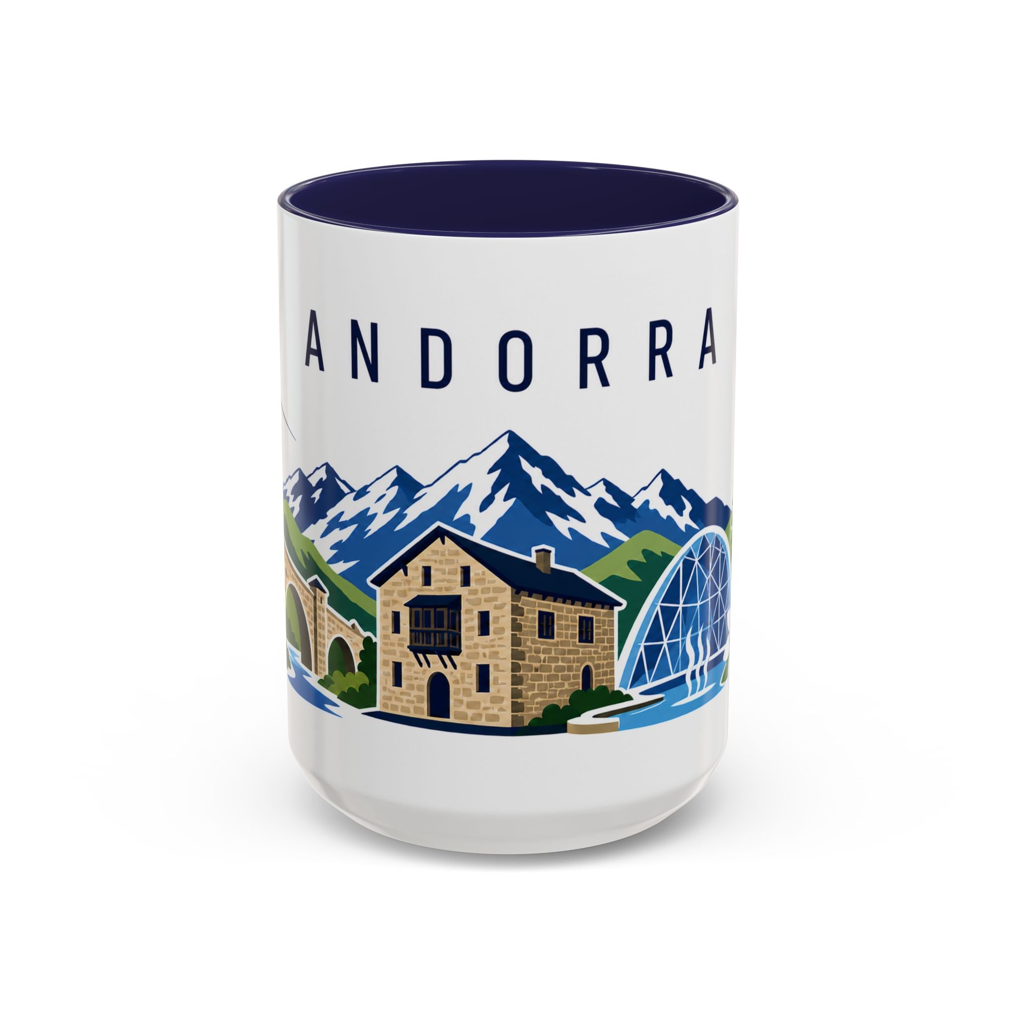 Andorra Coffee Mug | Travel Souvenir Accent Mug | Country Gift Ceramic Cup 11oz 15oz