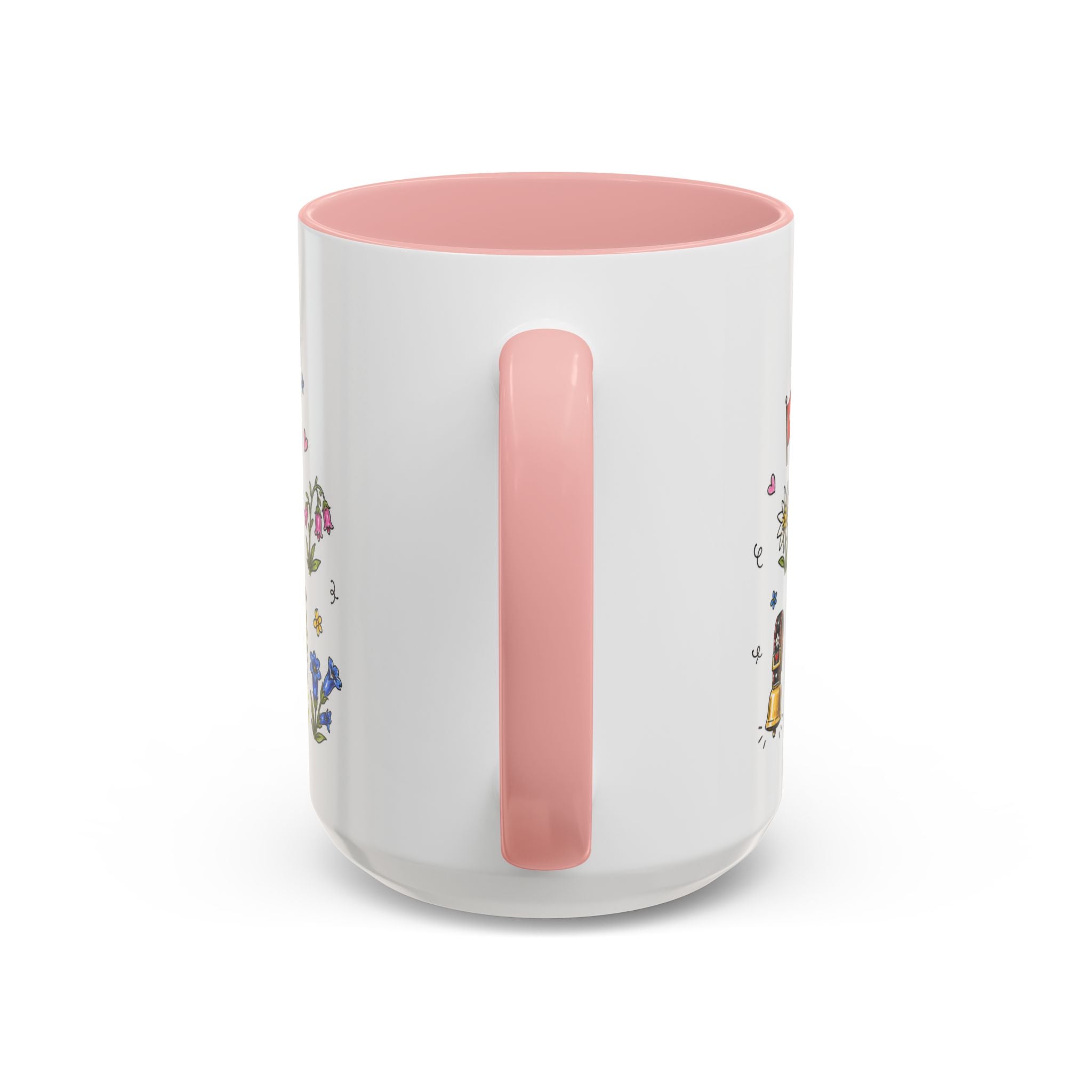 Lauterbrunnen Illustrated Travel Mug | Switzerland Souvenir Accent Coffee Mug | 11oz 15oz Ceramic Cup