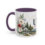 USA Home Country Mug | Moving Away Gift | Long Distance Friendship | 11 oz 15 oz Accent Mug