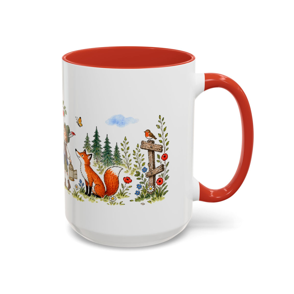 The Golden Bird Mug | Storybook Fairy Tale Accent Coffee Mug | EveryLegend
